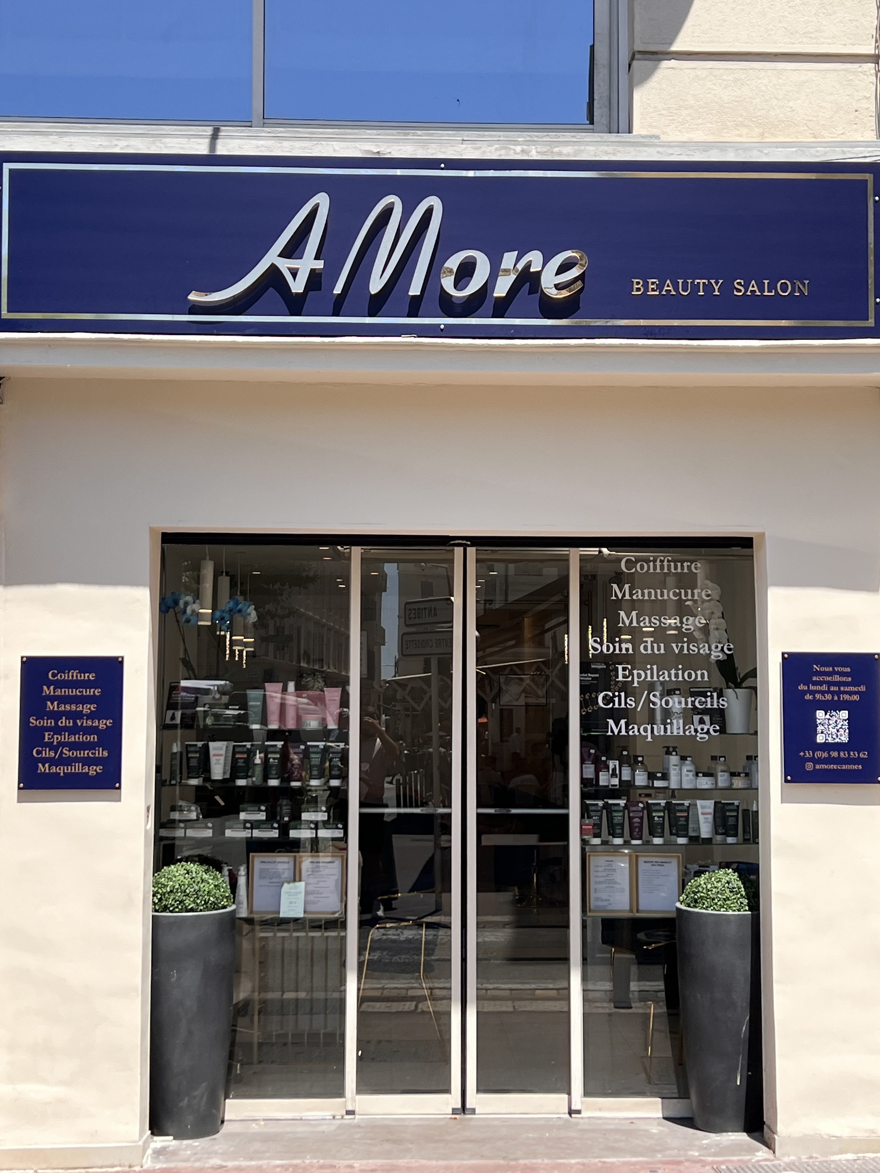 Le meilleur salon de beauté à Cannes, chic élégant et décontracté - A More Beauty Salon