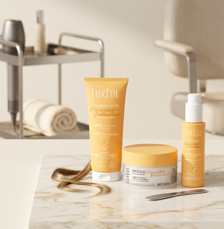 Luxéol Réparateur Moléculaire : avis professionnel et solution efficace pour réparer les cheveux abîmés à Cannes - A More Beauty Salon Luxéol Réparateur Moléculaire : avis professionnel et solution efficace pour réparer les cheveux abîmés à Cannes