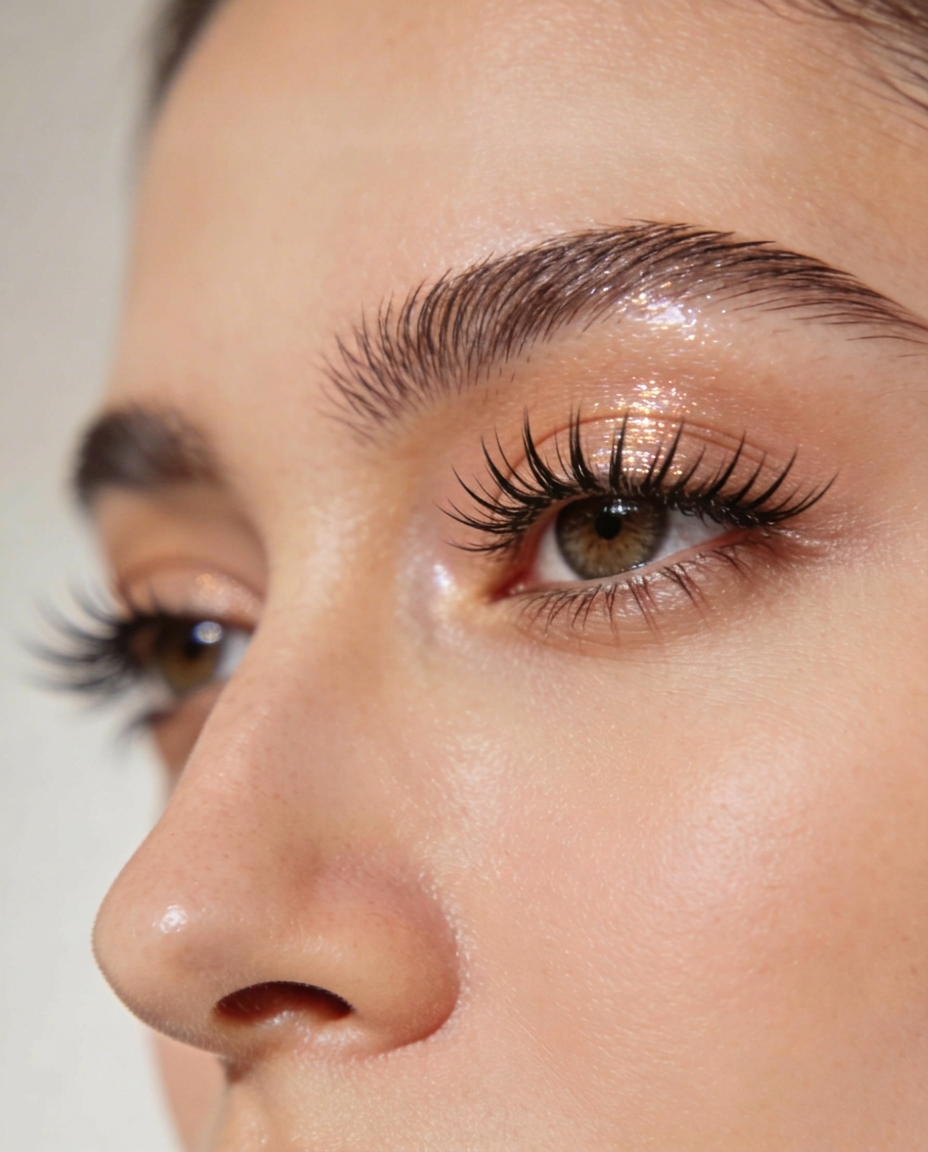 Lash Lift coréen à Cannes : la technique rare et experte pour des cils relevés, naturels et parfaitement structurés - A More Beauty Salon Lash lift coréen à Cannes rehaussement de cils naturel regard ouvert sans extensions